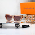 Square Sunglasses with Bow Detail (Model 6111)